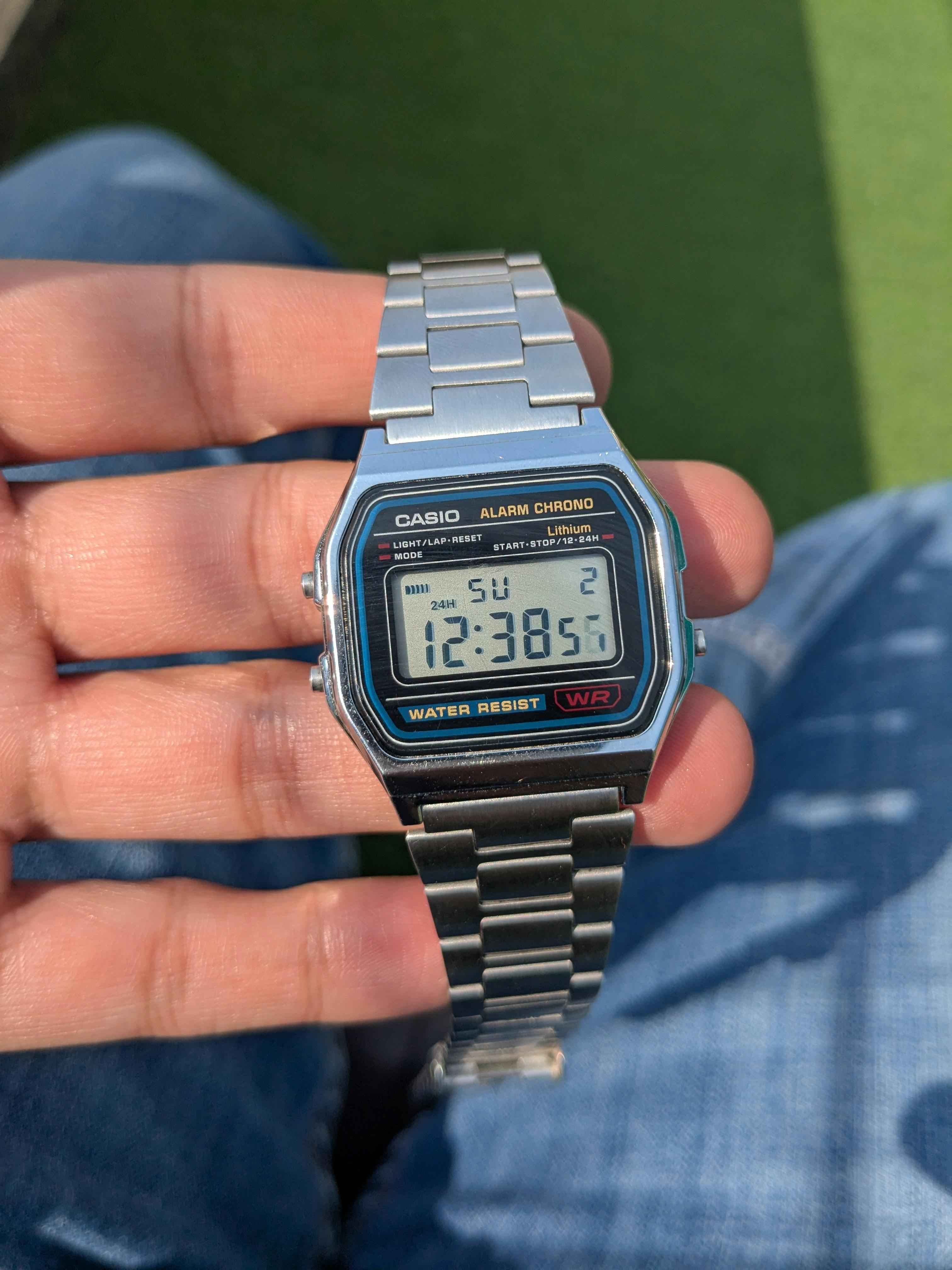 Digital Casio watch.